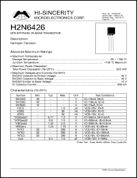 H2N6426 Datasheet