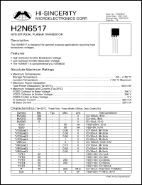H2N6517 Datasheet