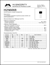 H2N6668 Datasheet