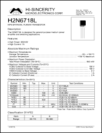 H2N6718L Datasheet