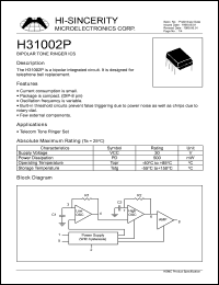 H31002P Datasheet