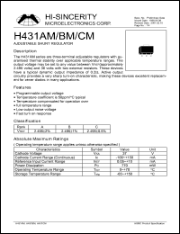H431CM Datasheet
