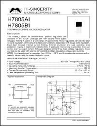 H7805AI Datasheet