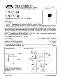 H7809BI Datasheet