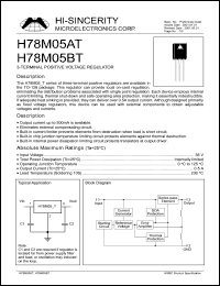 H78M05BT Datasheet