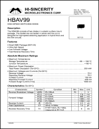 HBAV99 Datasheet