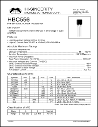 HBC556 Datasheet