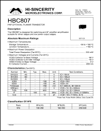 HBC807 Datasheet
