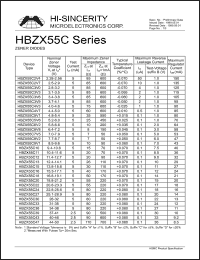 HBZX55C10 Datasheet
