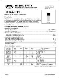 HD44H11 Datasheet