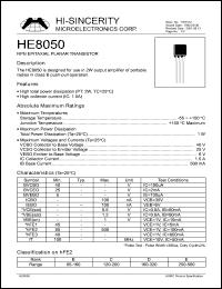 HE8050 Datasheet