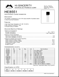 HE8551 Datasheet