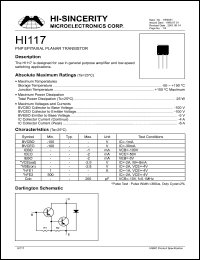 HI117 Datasheet