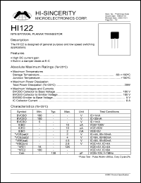 HI122 Datasheet