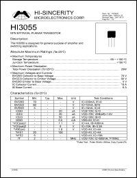 HI3055 Datasheet