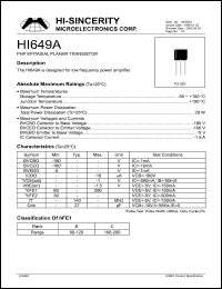 HI667A Datasheet