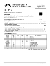 HJ112 Datasheet