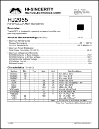 HJ2955 Datasheet