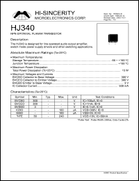 HJ340 Datasheet