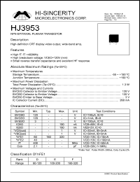 HJ3953 Datasheet