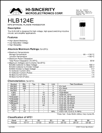 HLB124E Datasheet