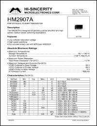 HM2907A Datasheet