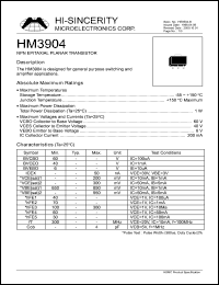 HM3904 Datasheet
