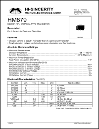 HM879 Datasheet