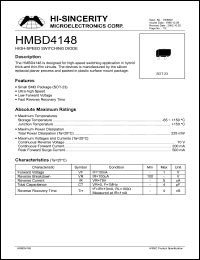 HMBD4148 Datasheet