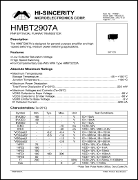HMBT2907A Datasheet