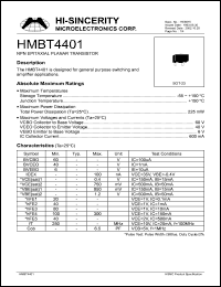 HMBT4401 Datasheet