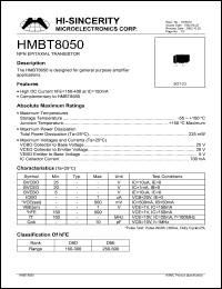 HMBT8050 Datasheet