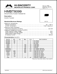 HMBT8099 Datasheet