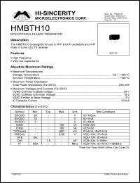 HMBTH10 Datasheet