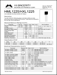 HXL1225 Datasheet