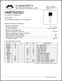 HMPS6562 Datasheet