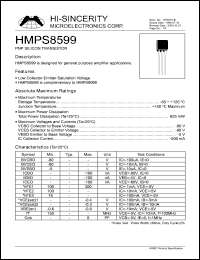 HMPS8599 Datasheet