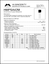 HMPSA42M Datasheet