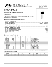 HSC4242 Datasheet