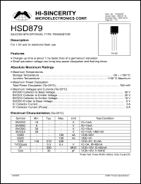 HSD879 Datasheet