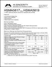 HSMA5819 Datasheet