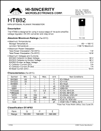 HT882 Datasheet