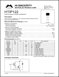 HTIP122 Datasheet