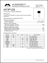 HTIP125 Datasheet