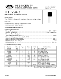 HTL294D Datasheet
