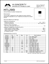 HTL295I Datasheet