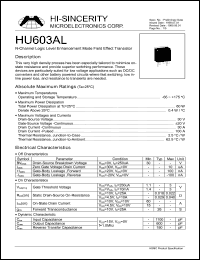 HU603AL Datasheet