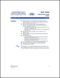 EPM7512AETC144-7 Datasheet