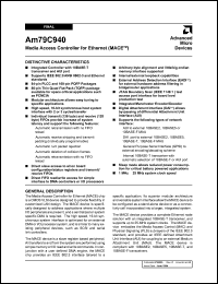 AM79C940VCW Datasheet