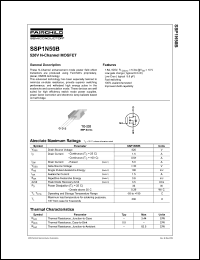 SSP1N50B Datasheet